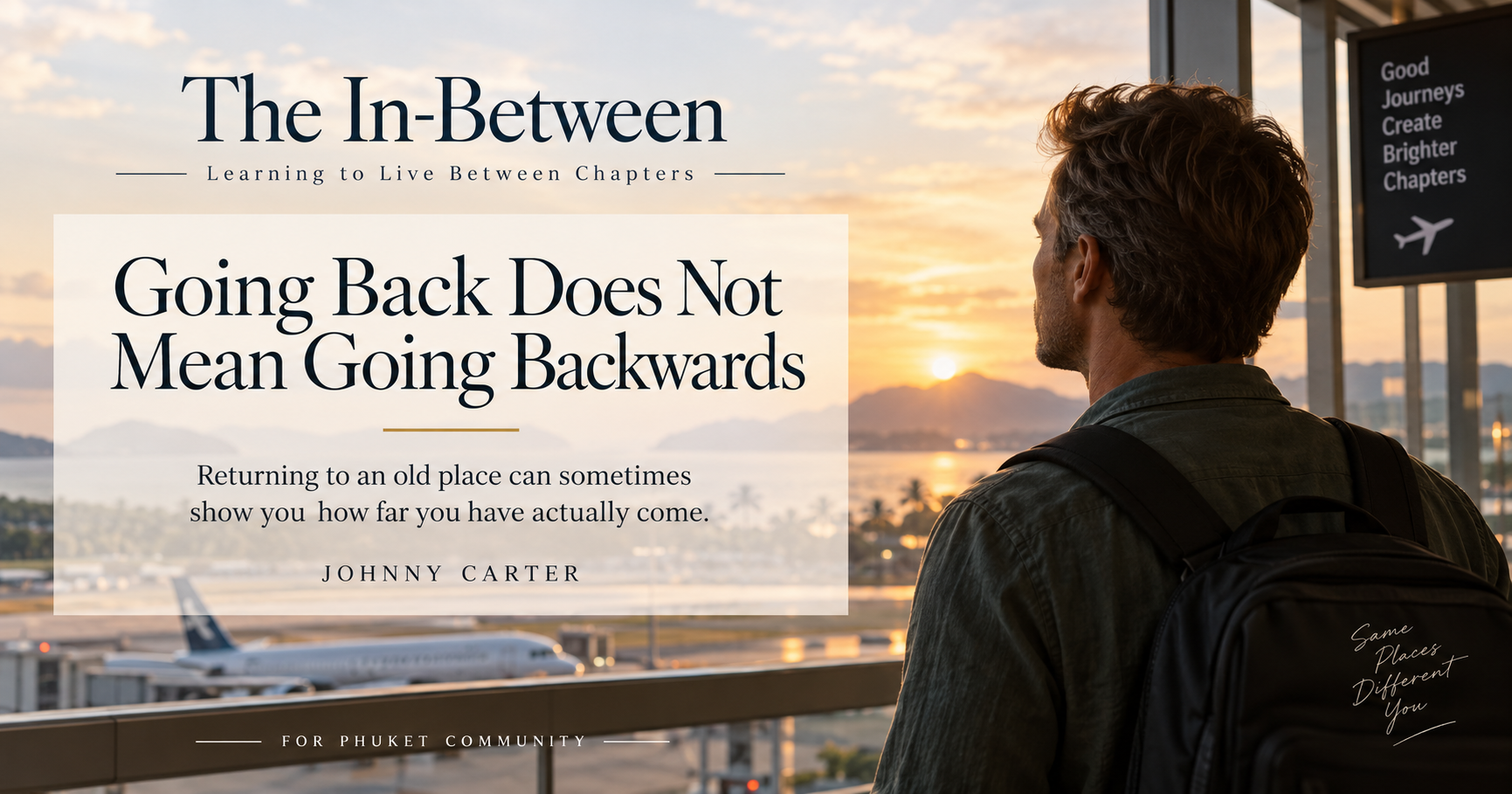 Going Back Does Not Mean Going Backwards