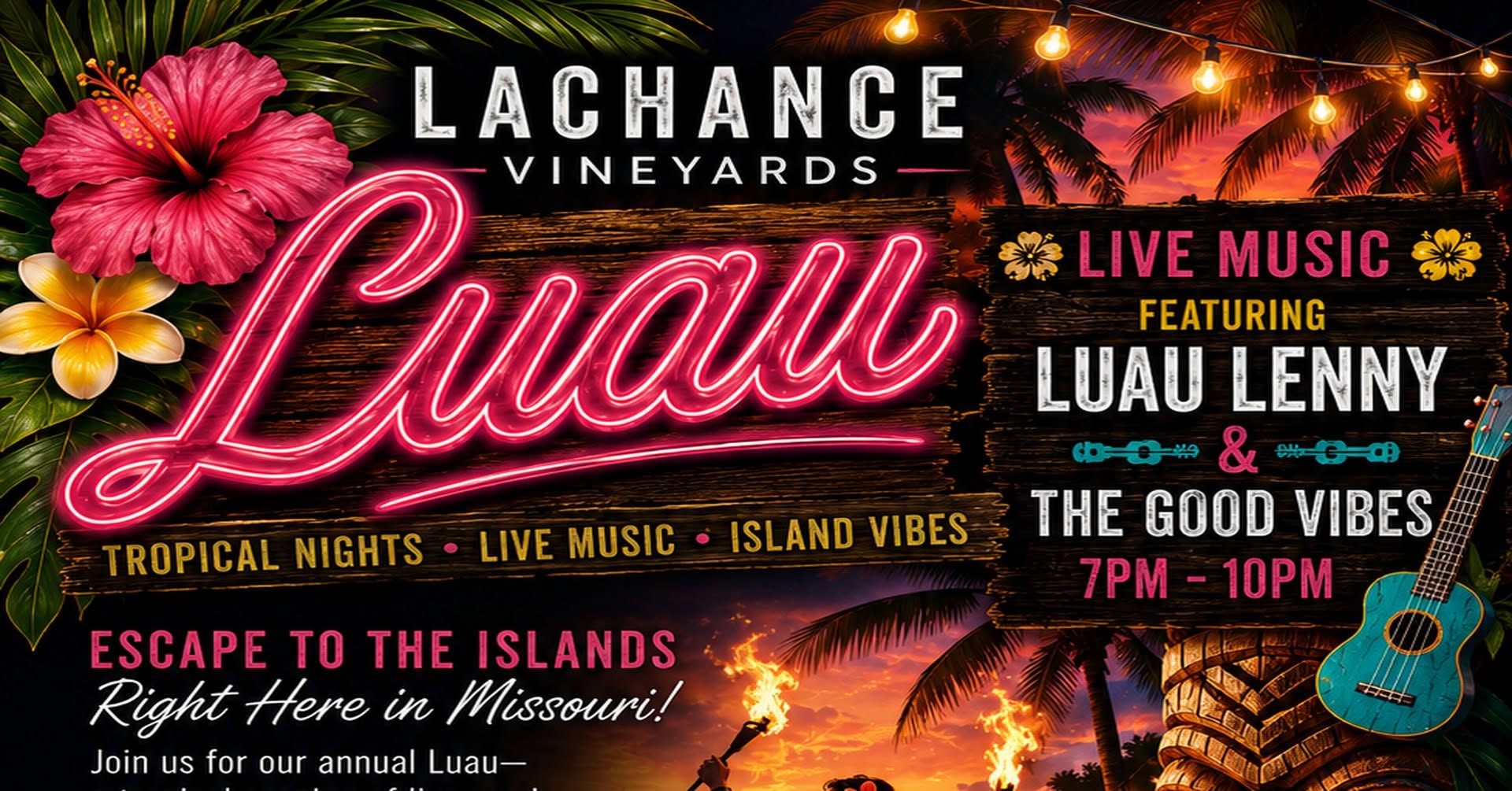 Luau La Chance July 18th