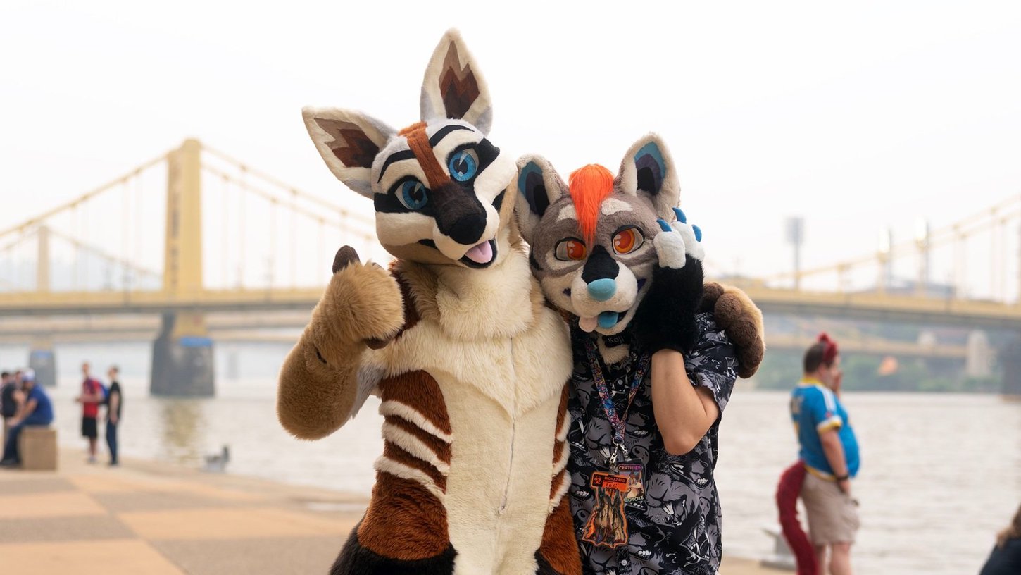 Anthrocon Fursuit Parade on Penn Avenue, Downtown Pittsburgh