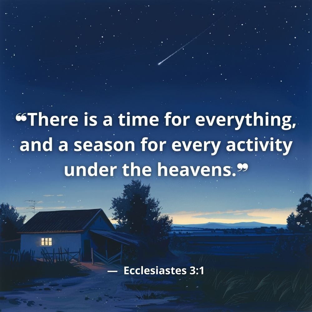 🙏 Verse of the Day: Ecclesiastes 3:1