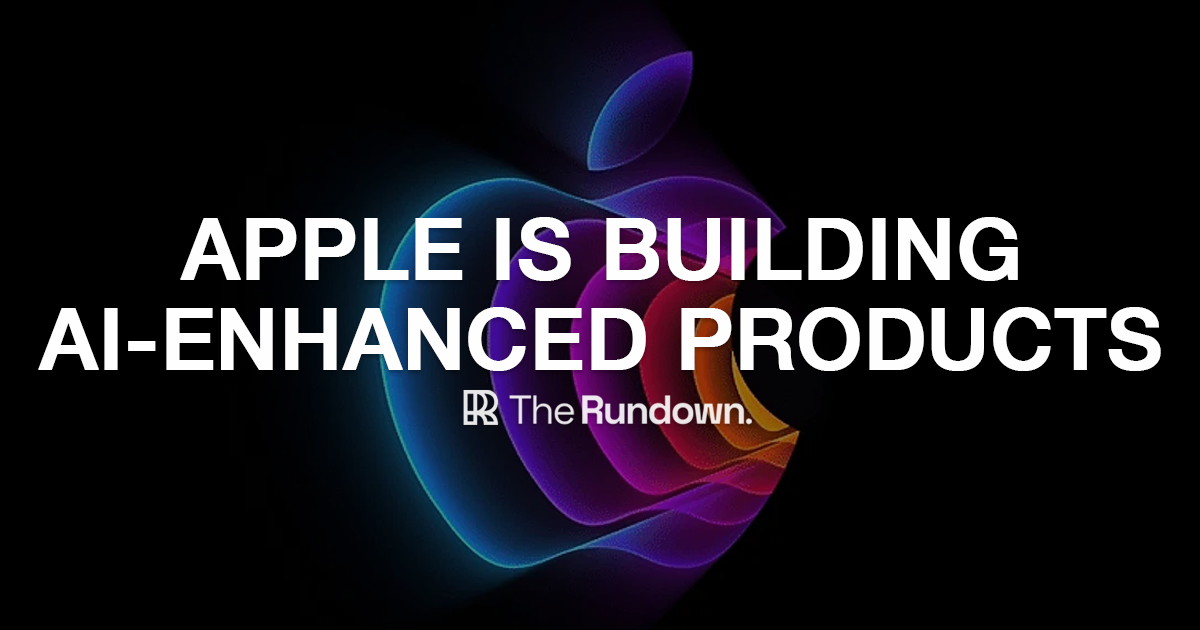 🤖 Apple is building AI into EVERY product