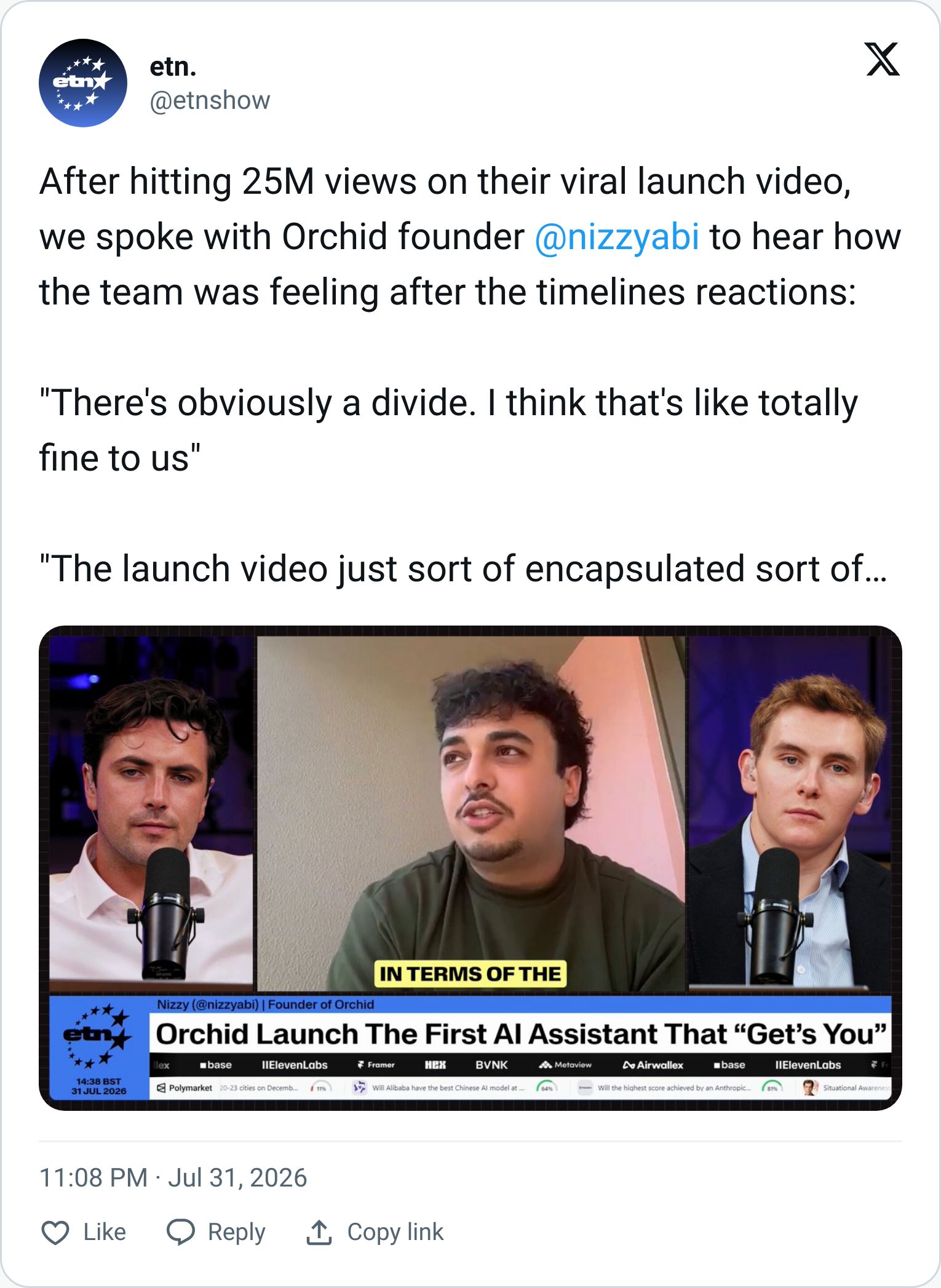 Tweet screenshot