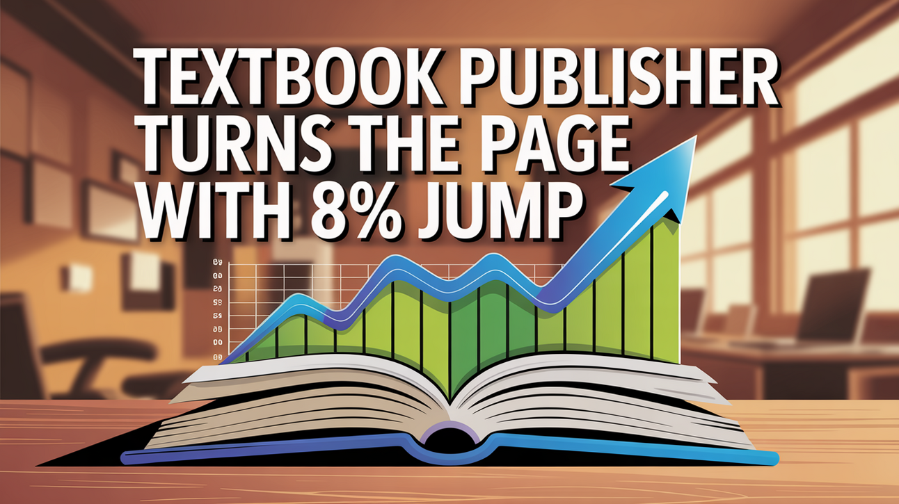 Textbook Publisher Turns the Page With 8% Jump