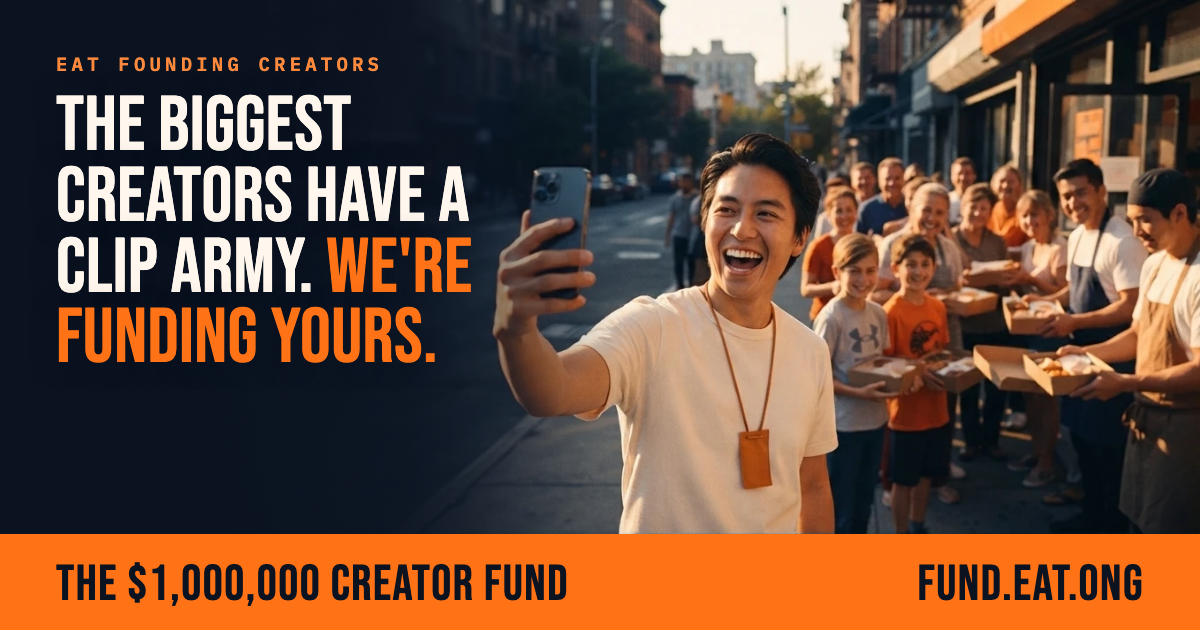$1 Million Clipping Fund for Creators Who End Hunger