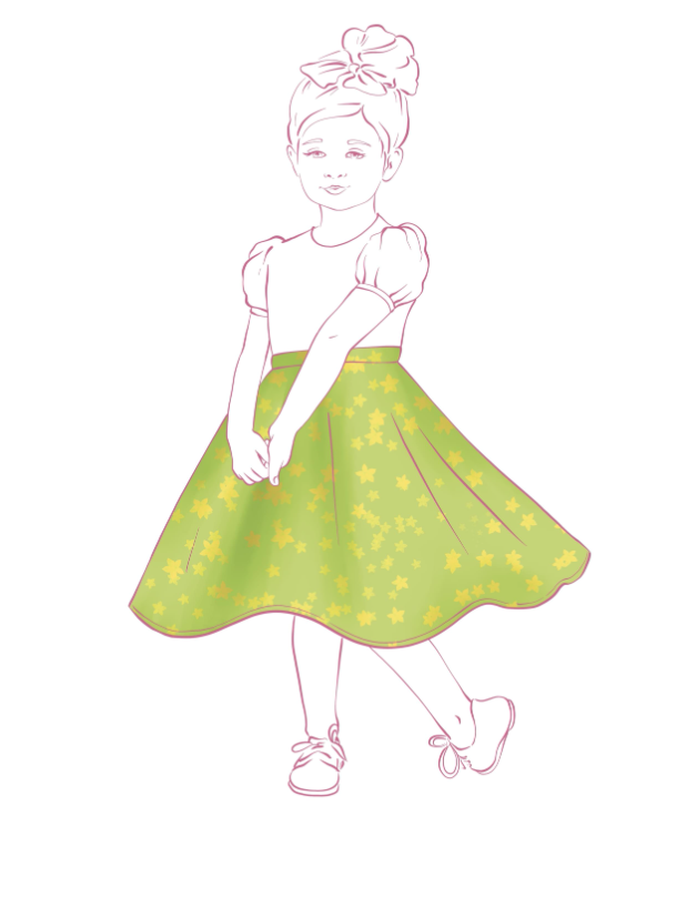 Tieriffic Twirl Mesh Skirt