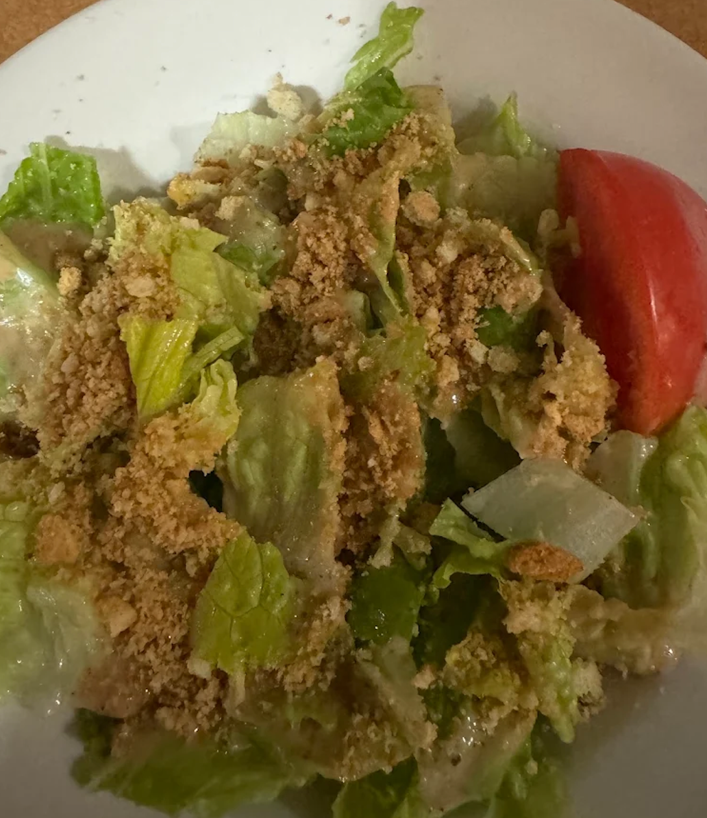 Chicken Caesar salad at Larry’s Lunch Box in Naples