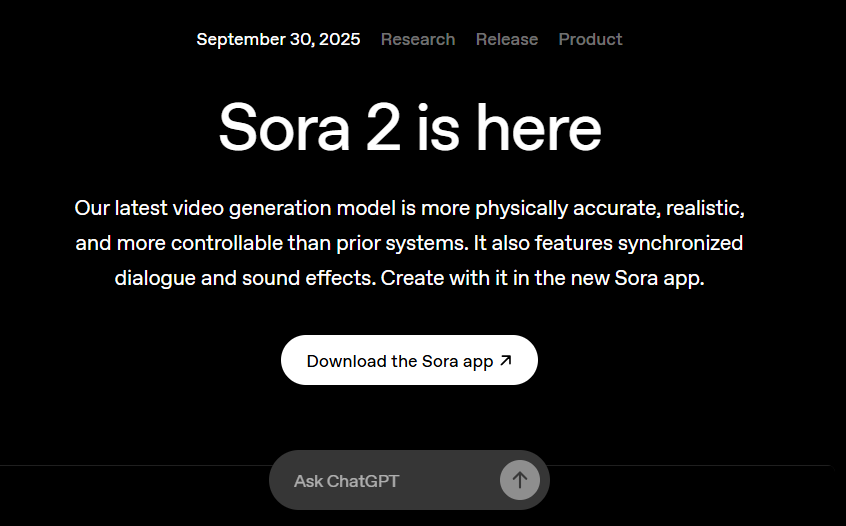 Sora 2 Examples OpenAI Unveils Sora 2: AI-Powered Video Creation Meets Social Media