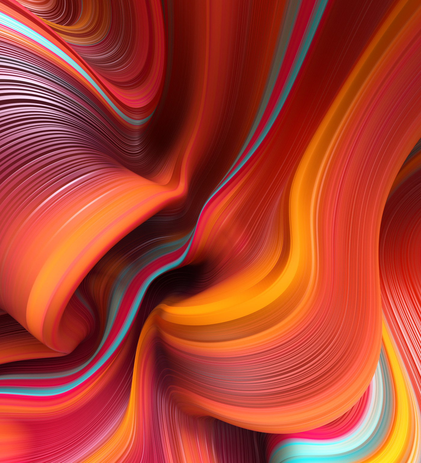 Undlating Color Vibrant, Undulating Colors and Textures by Danny Ivan