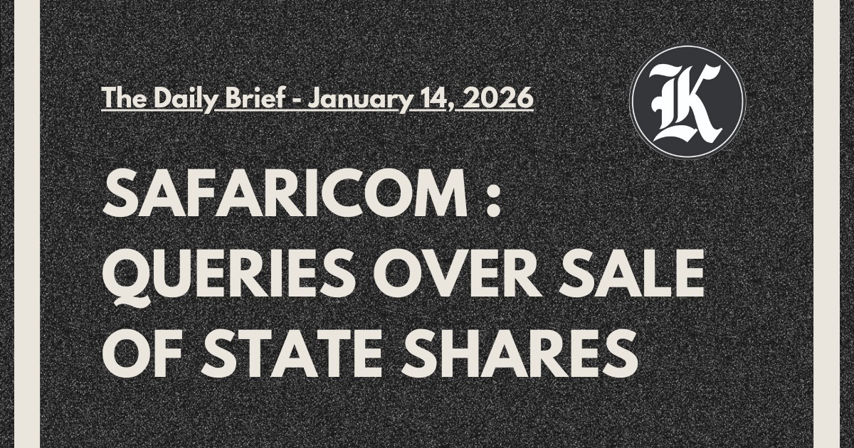 Safaricom : Queries over Sale of State Shares