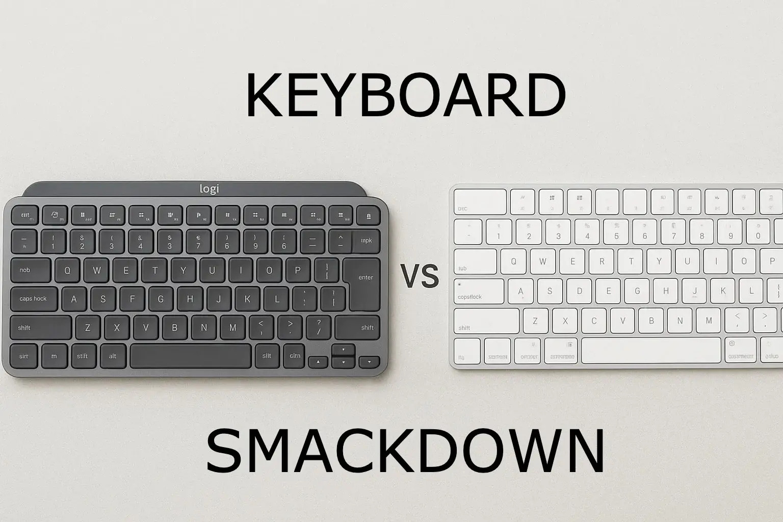 Clash of the keyboards