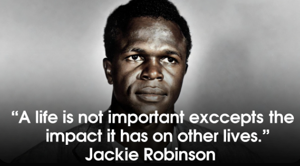 Jackie Robinson on Leaving a Mark