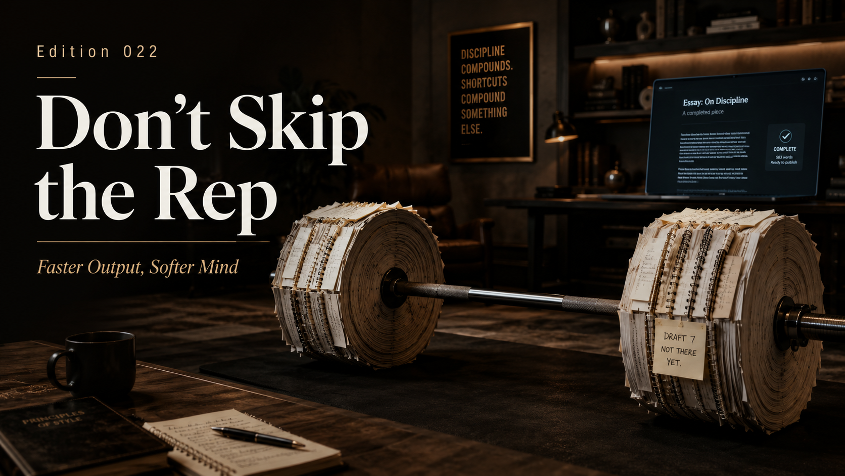 The Drop In: Faster Output, Softer Mind