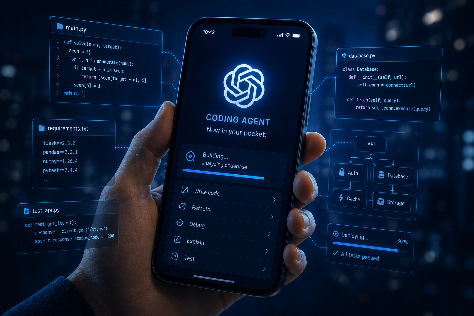 Codex Machine 👀 OpenAI just put its coding agent on your phone.