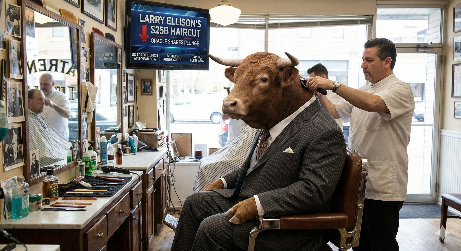 LARRY ELLISON'S $25 BILLION HAIRCUT