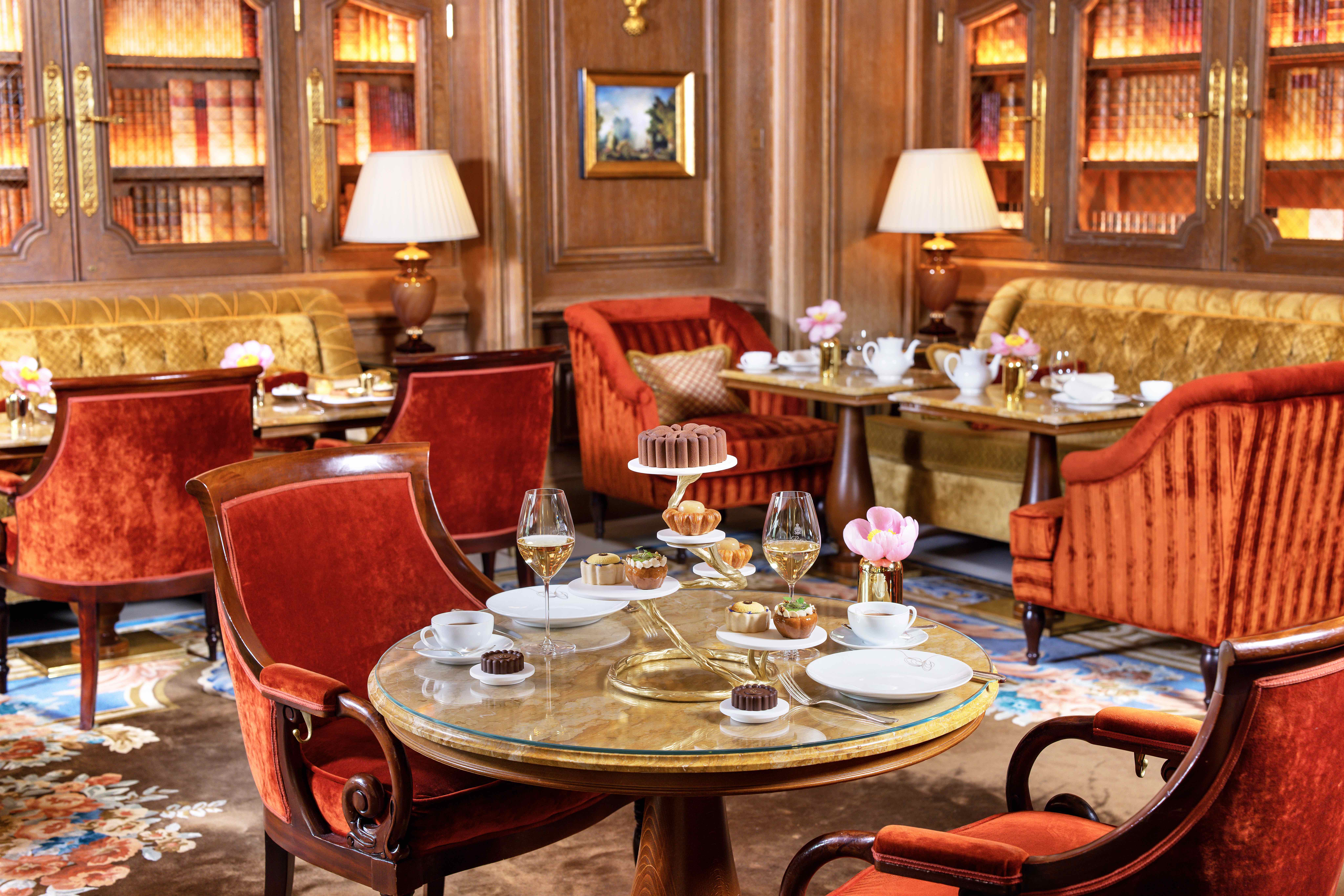 Tea Time À La Française set in Salon Proust at the Ritz Paris