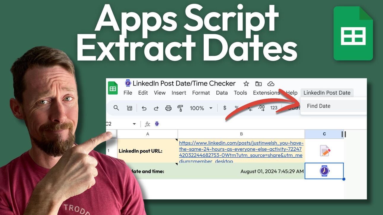 Apps Script LinkedIn Scraper