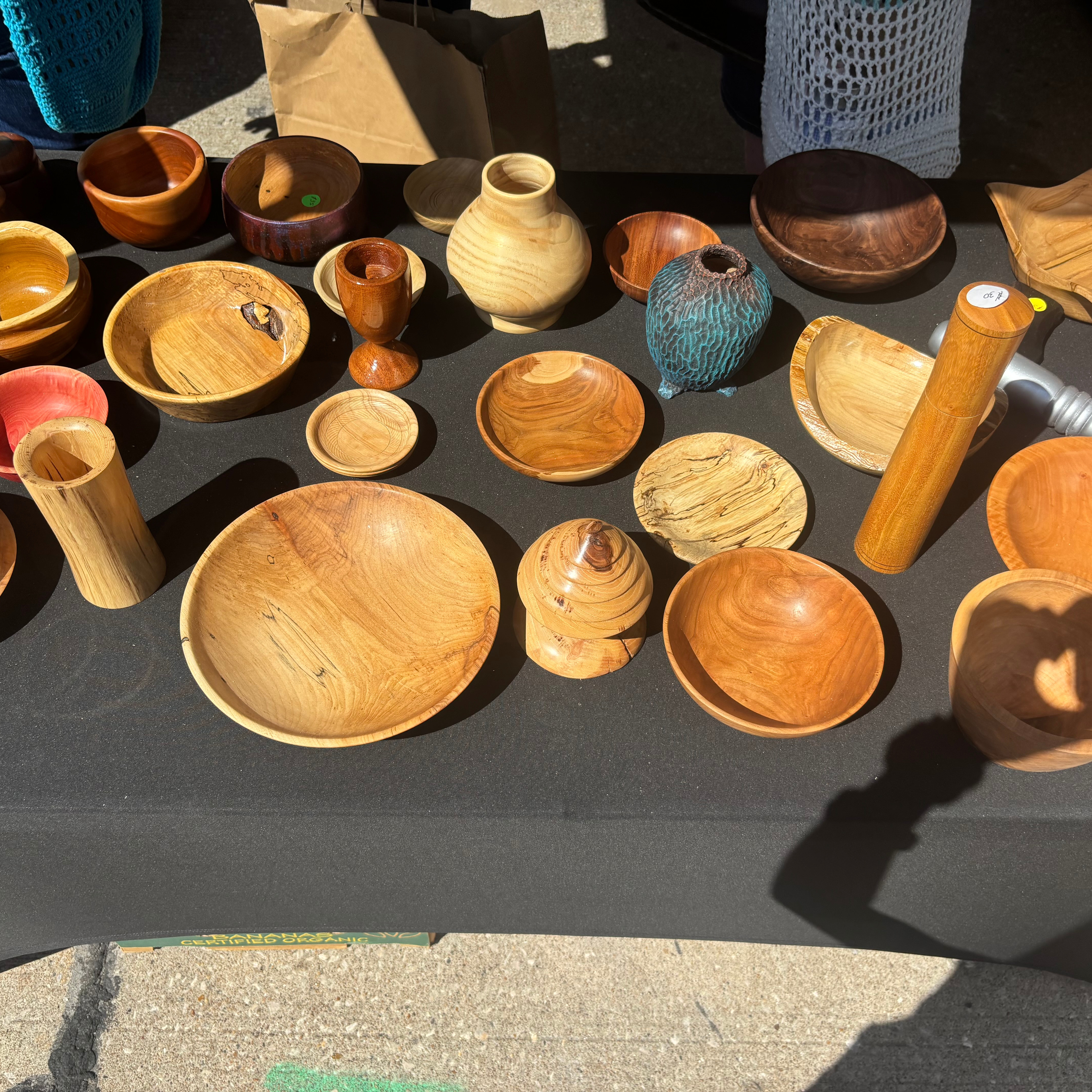 Woodturning demonstration at Twin City Days