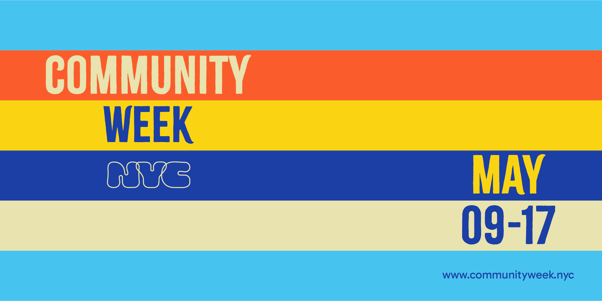 Community Week NYC May 9-17
