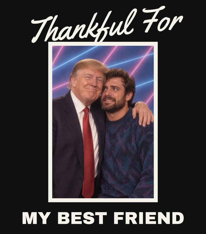 Table Wars sample tee: Trump