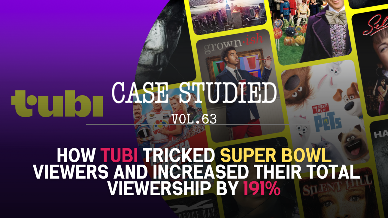 Case Studied: Vol 63. Tubi Made You Look š