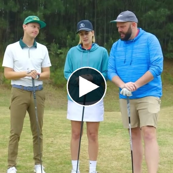 St. Andre Golf comedy skit with play button