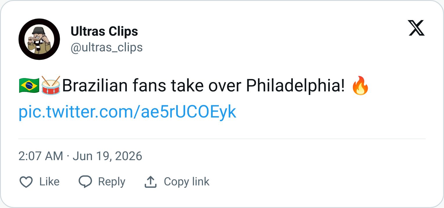 Tweet screenshot