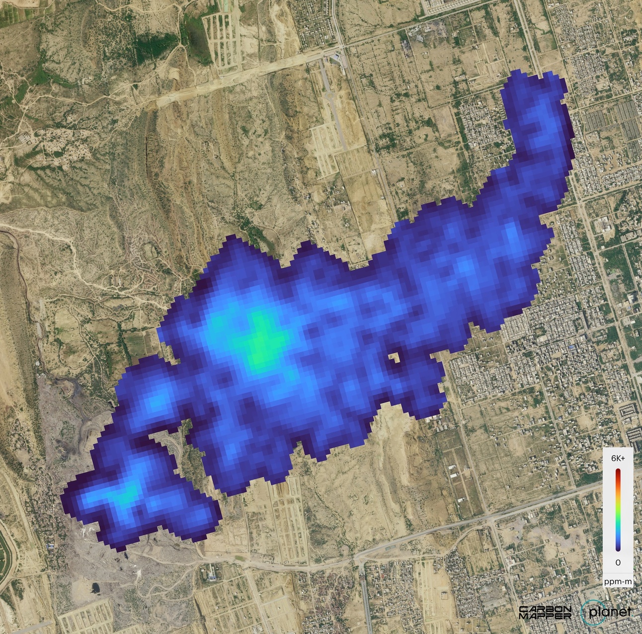 Methane mapping
