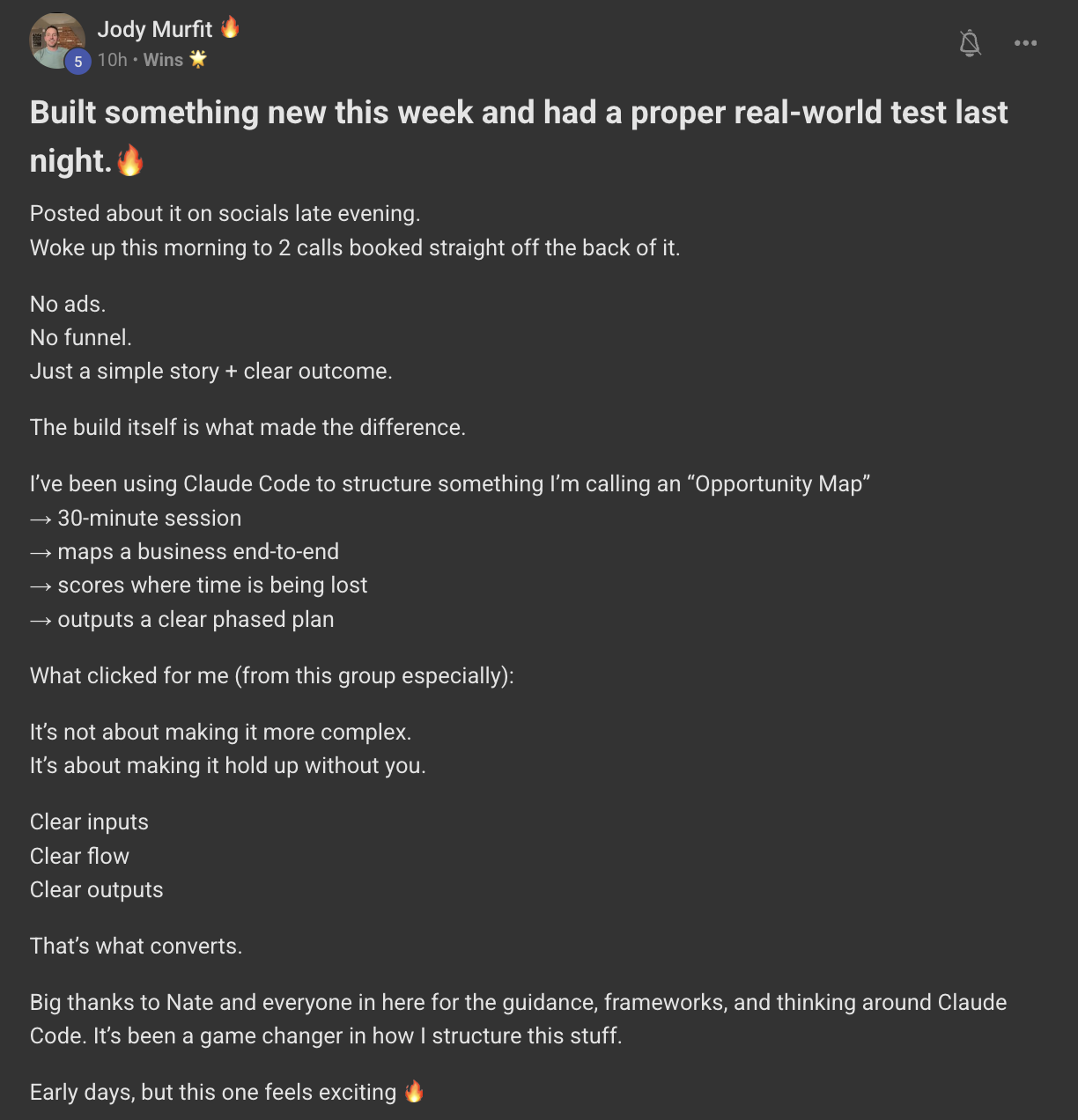 Member win screenshot