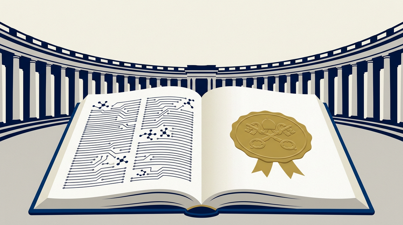 Editorial illustration for The Disarmament Clause