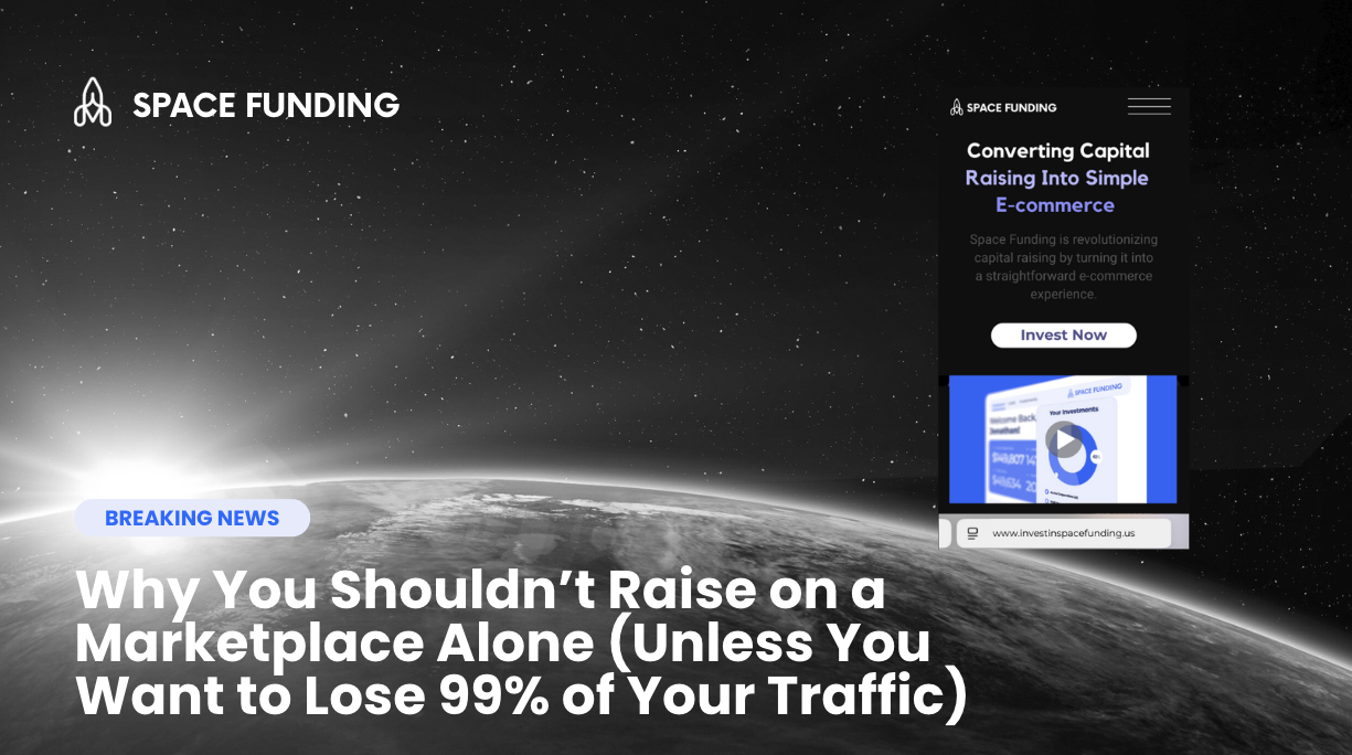 Why You Shouldn’t Raise on a Marketplace Alone (Unless You Want to Lose 99% of Your Traffic)