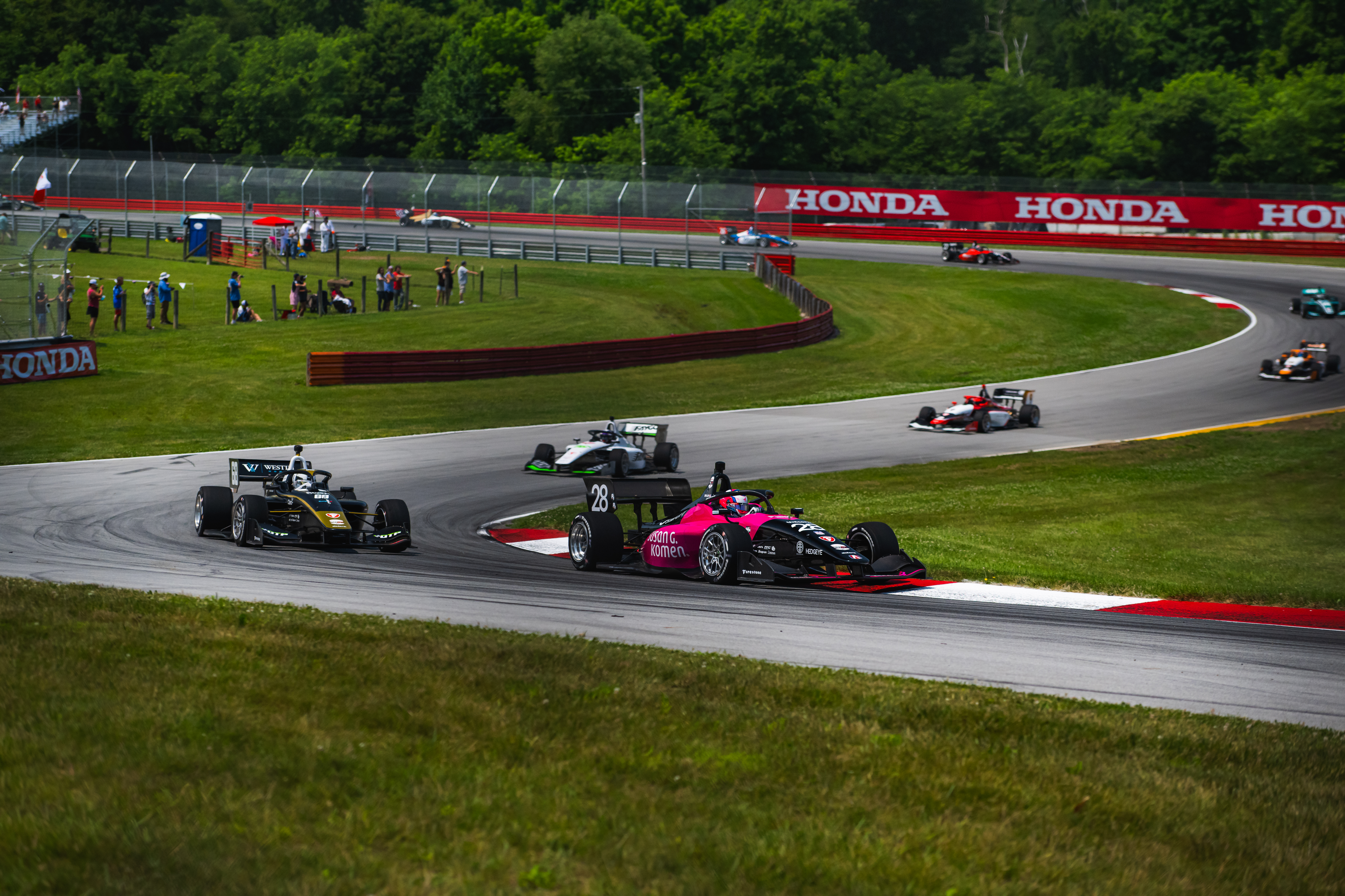 Max Taylor, No. 28 Andretti Global car, Mid-Ohio Sports Car Course