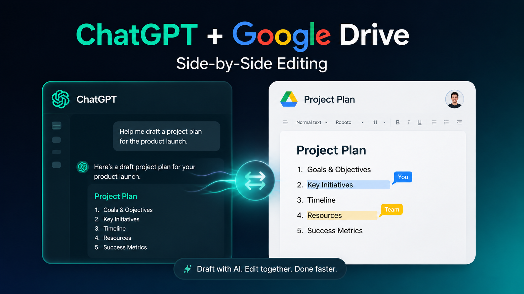 ChatGPT and Google Drive integration