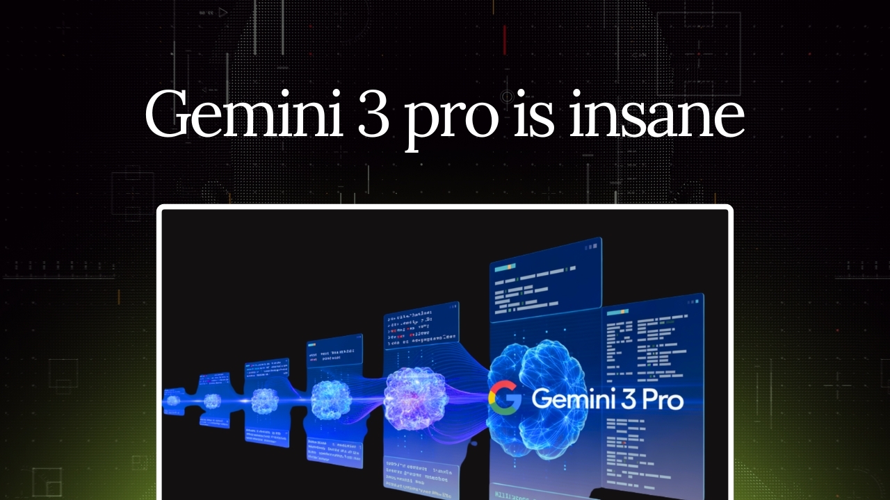 gemini 3 pro is insane