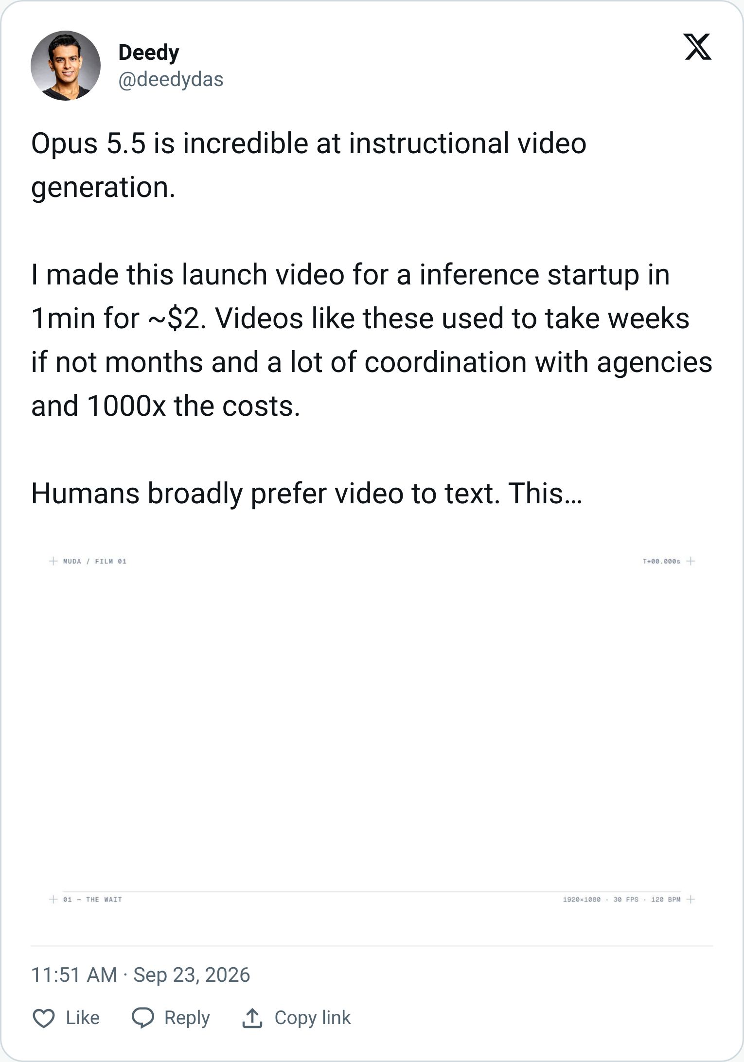 Tweet screenshot