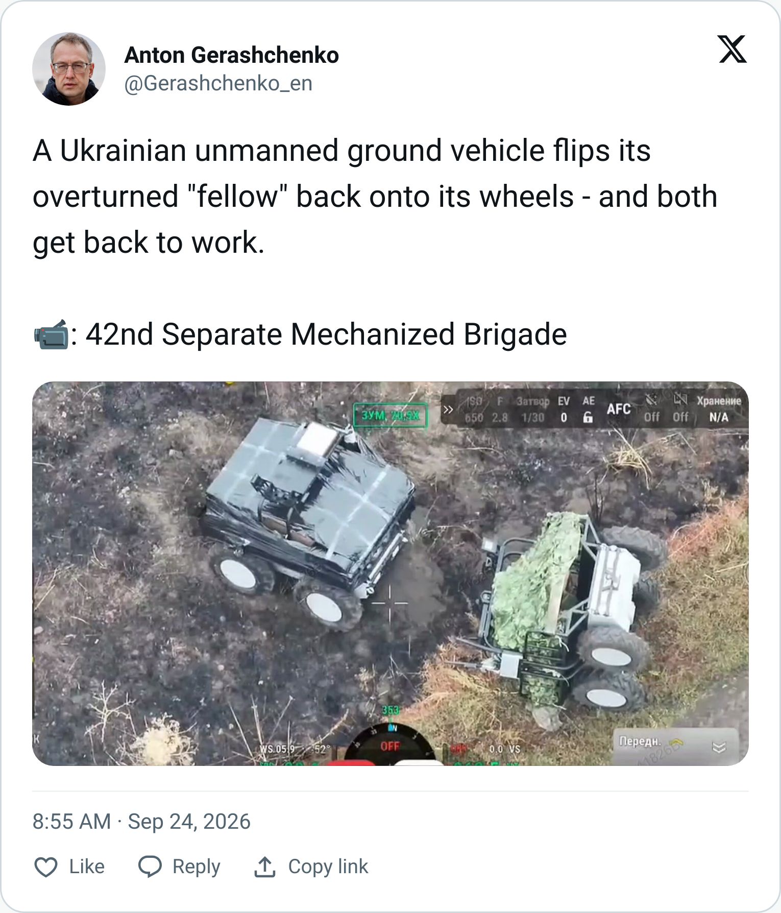 Tweet screenshot