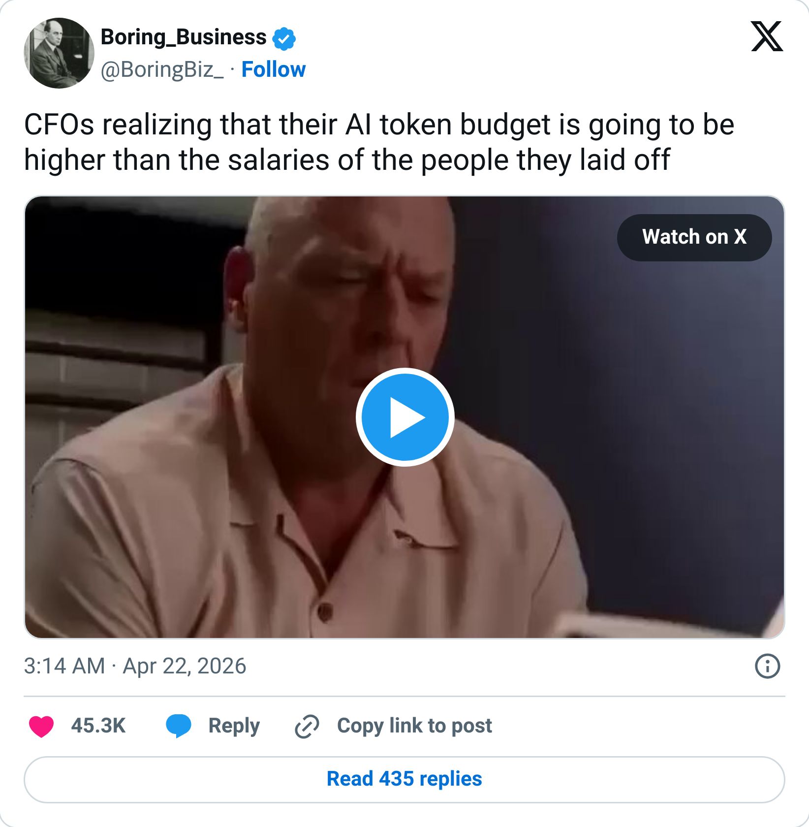 Tweet screenshot