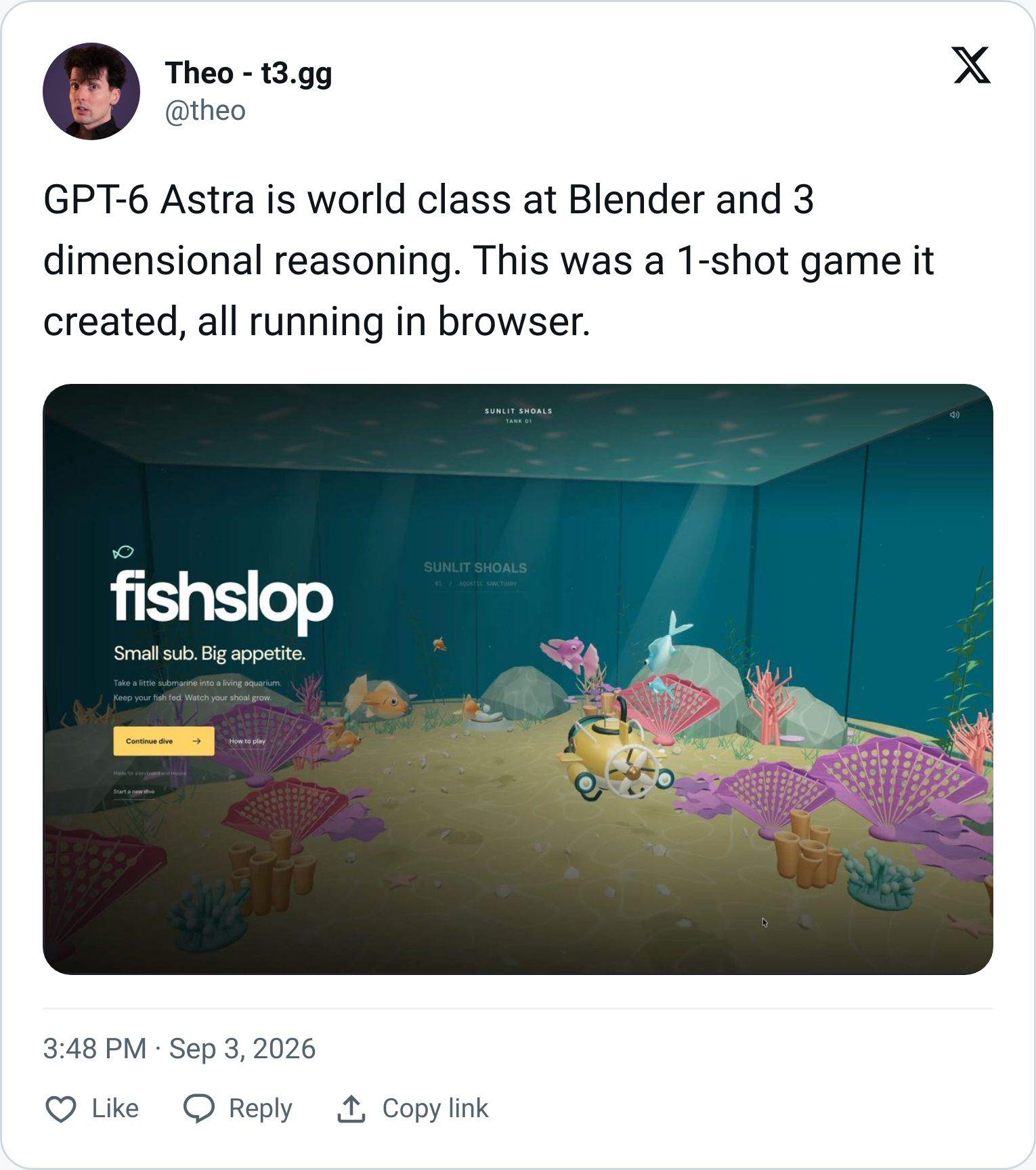 Tweet screenshot