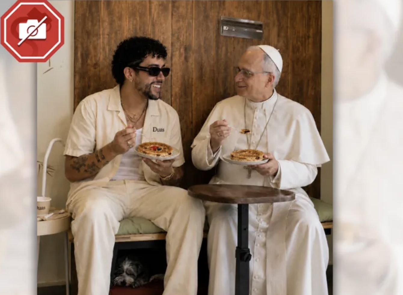 A cozy AI ‘lunch’ between a pop superstar and the pope that the Vatican never photographed because it never happened