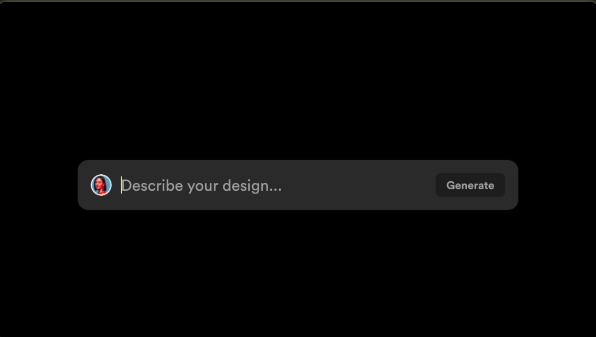 Idea to design in an instant, powered by AI