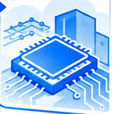 Investor Call editorial illustration: company ai chip.
