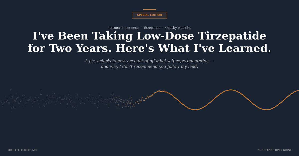 low dose of tirzepatide SPECIAL EDITION: I've Been Taking Low-Dose Tirzepatide for Two Years.  Here's What I've Learned
