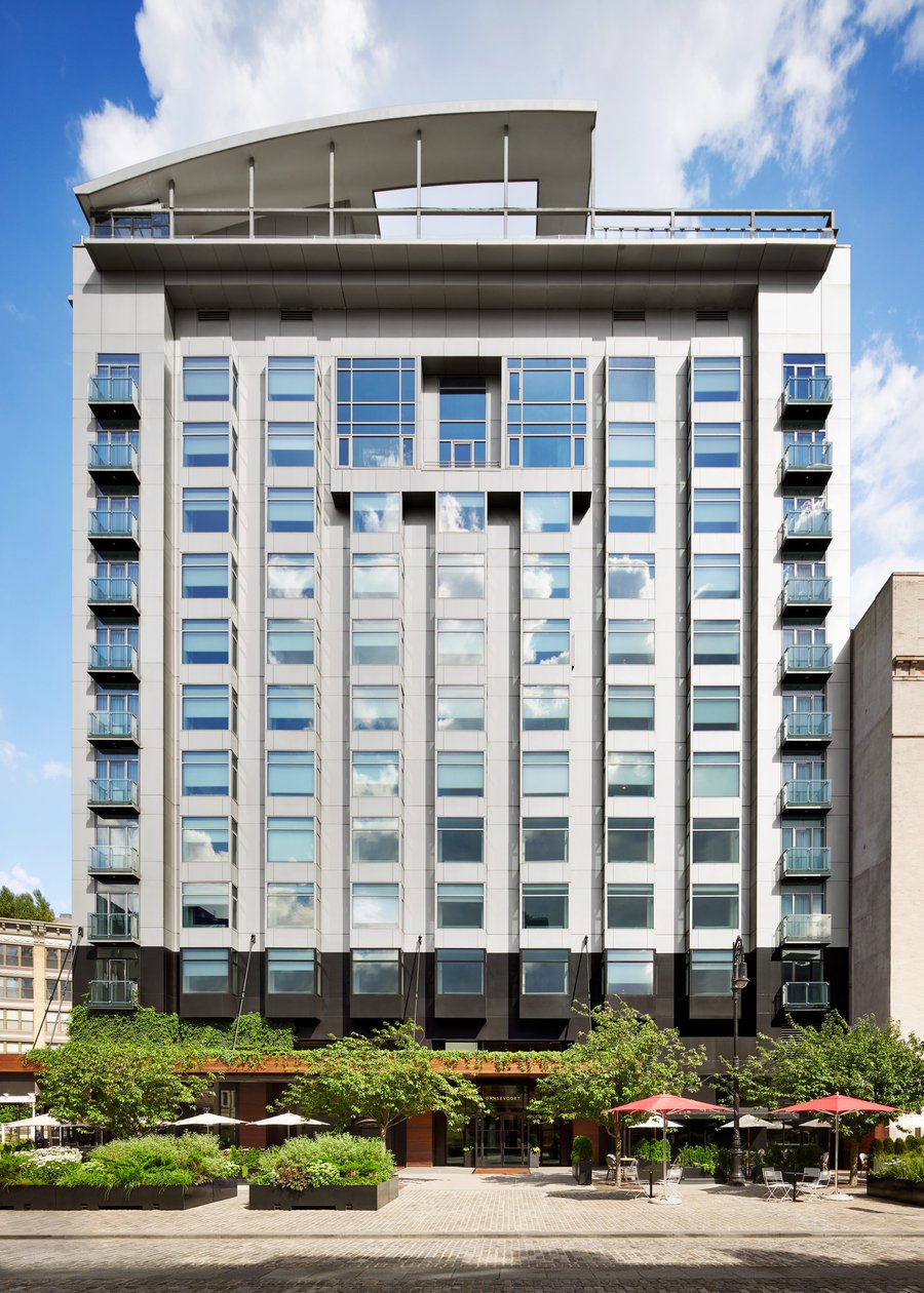 Exterior of Gansevoort Meatpacking in New York City