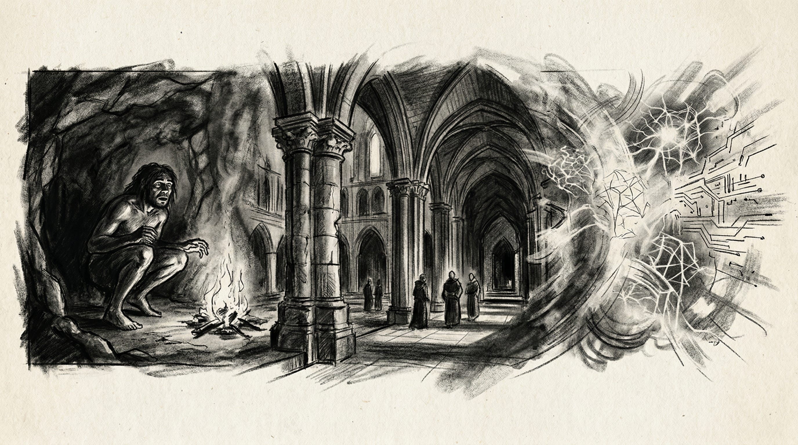 Paleolithic Emotions, Medieval Institutions, and Godlike Technology