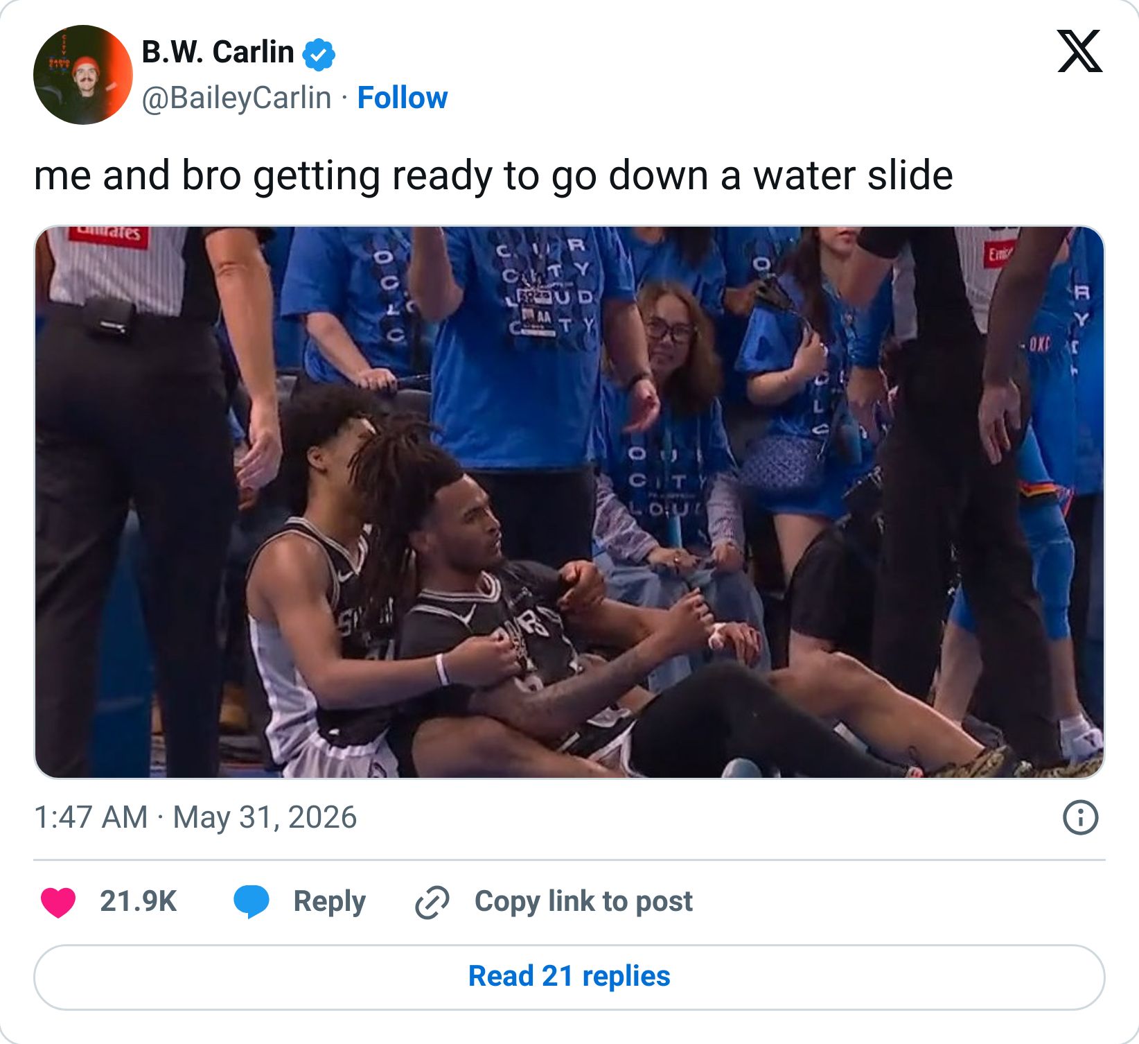 Tweet screenshot
