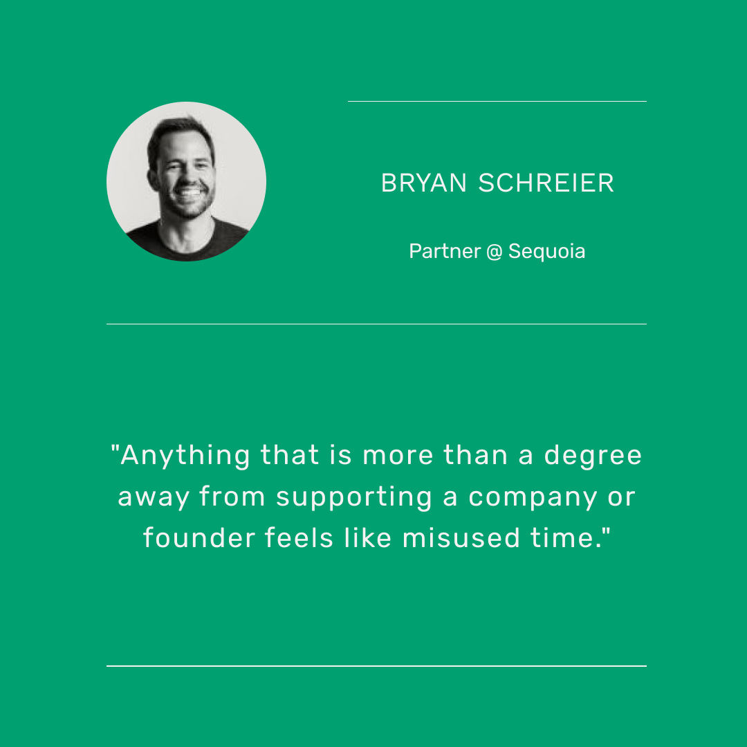 📶 15 Lessons from Bryan Schreier (Partner @ Sequoia)
