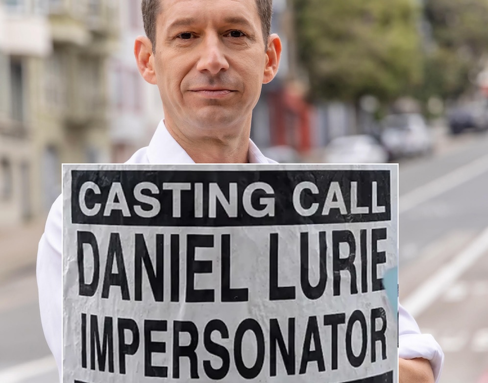 Someone is Looking For a Daniel Lurie Impersonator for a Gay Adult Film