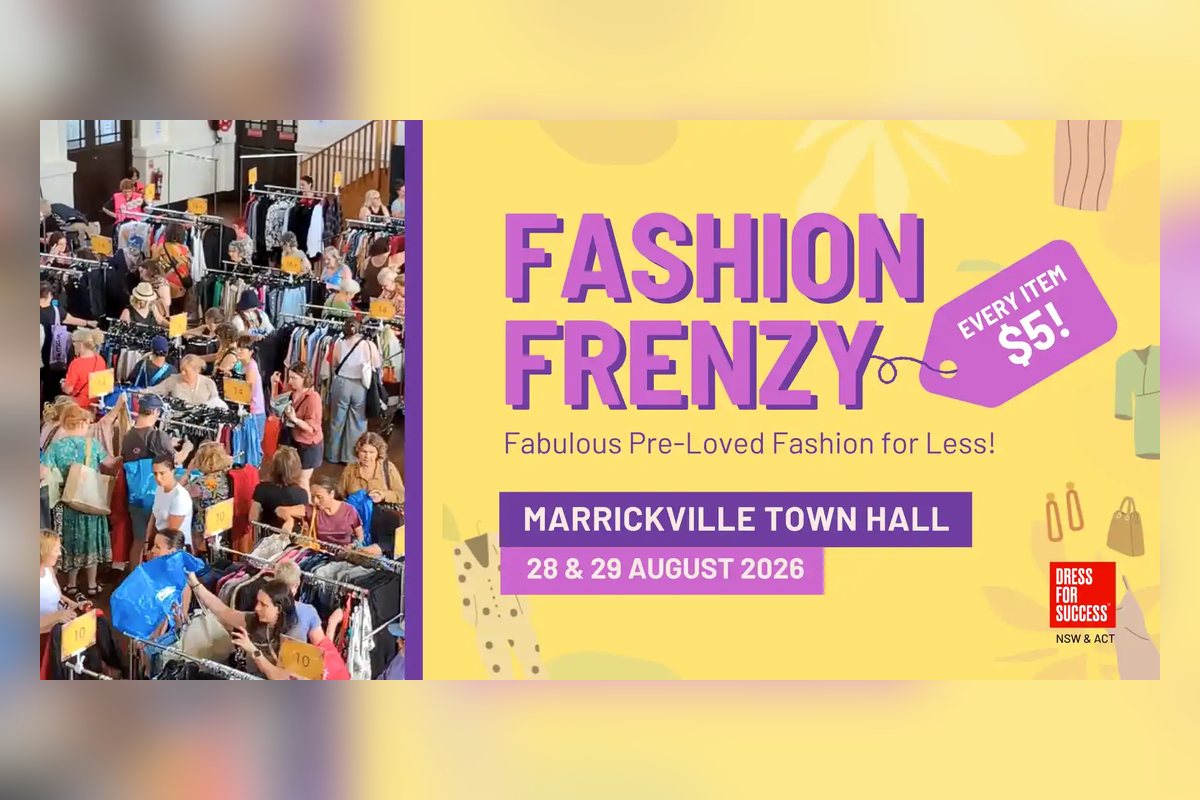 Fashion Frenzy Sydney at Marrickville Town Hall