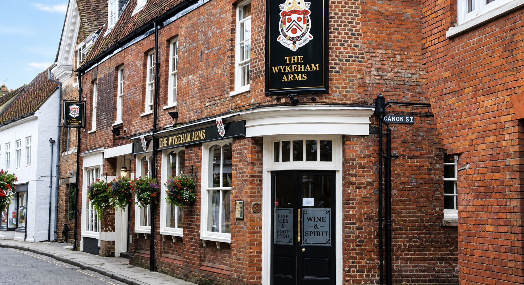 The surrounding area near The Wykeham Arms