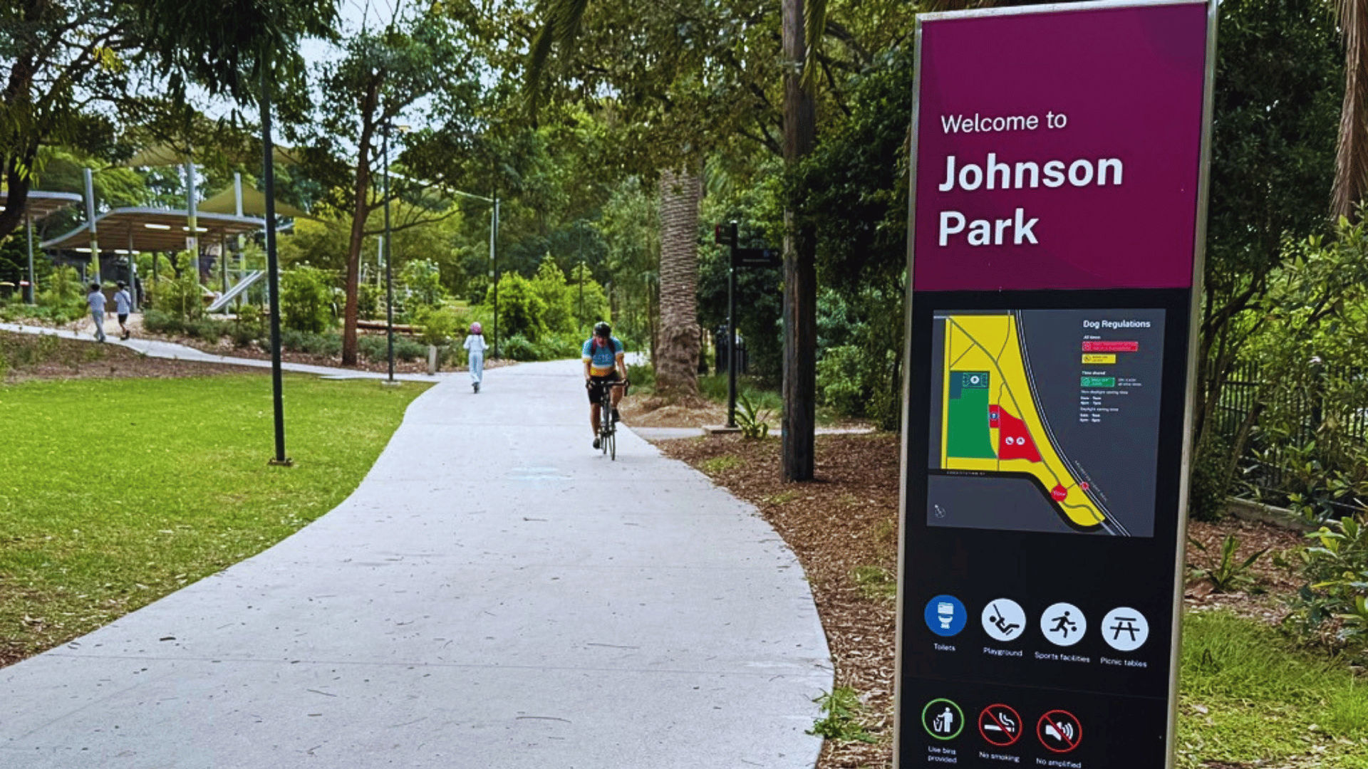 Johnson Park entrance, Dulwich Hill