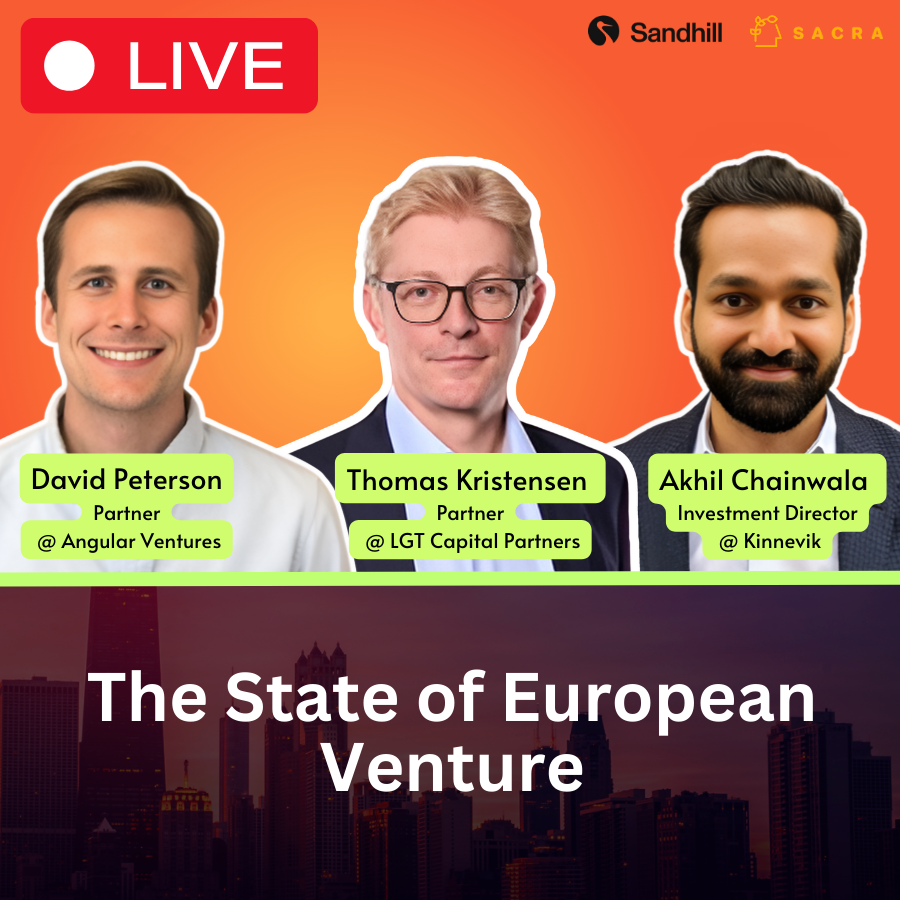 [Live Now] The State of European Venture